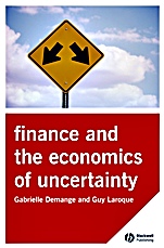 Finance and the Economics of Uncertainty - ISBN 9781405121385