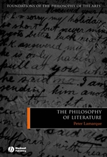 The Philosophy of Literature - ISBN 9781405121989