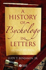 A History of Psychology in Letters - ISBN 9781405126113