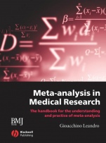 Meta–analysis in Medical Research: The Handbook for the Understanding and Practice of Meta–analysis - ISBN 9781405127332