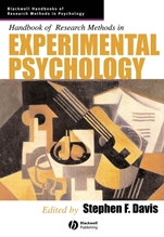 Handbook of Research Methods in Experimental Psychology - ISBN 9781405132800