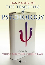 Handbook of the Teaching of Psychology - ISBN 9781405138017