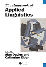 The Handbook of Applied Linguistics - ISBN 9781405138093