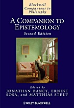 A Companion to Epistemology - ISBN 9781405139007