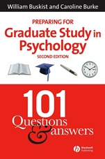 Preparing for Graduate Study in Psychology: 101 Questions and Answers - ISBN 9781405140522