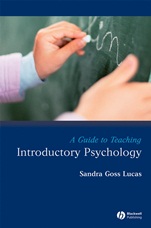 A Guide to Teaching Introductory Psychology - ISBN 9781405151511
