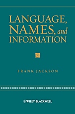 Language, Names, and Information - ISBN 9781405161589