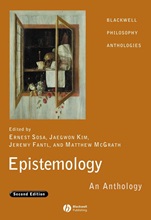 Epistemology: An Anthology - ISBN 9781405169660