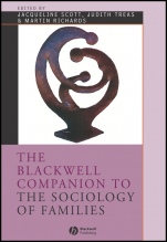 The Blackwell Companion to the Sociology of Families - ISBN 9781405175630