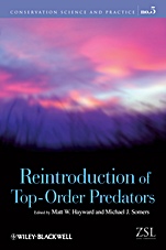 Reintroduction of Top–Order Predators - ISBN 9781405176804