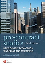 Pre–contract Studies: Development Economics, Tendering and Estimating - ISBN 9781405177009