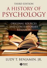 A History of Psychology: Original Sources and Contemporary Research - ISBN 9781405177108