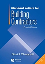 Standard Letters for Building Contractors - ISBN 9781405177894