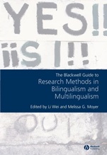 The Blackwell Guide to Research Methods in Bilingualism and Multilingualism - ISBN 9781405179003