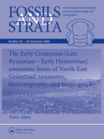 The Early Cretaceous (Late Ryazanian – Early Hauretivian) ammonite fauna of North–East Greenland: Taxonomy, Biostratigraphy and Biogeography - ISBN 9781405180146