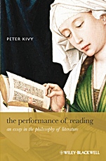 The Performance of Reading: An Essay in the Philosophy of Literature - ISBN 9781405188234