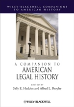 A Companion to American Legal History - ISBN 9781444331424