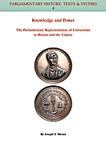 Knowledge and Power: The Parliamentary Representation of Universities in Britain and the Empire - ISBN 9781444350203