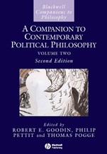 A Companion to Contemporary Political Philosophy - ISBN 9781444350876