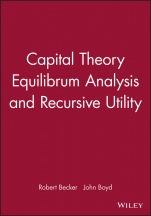 Capital Theory Equilibrum Analysis and Recursive Utility - ISBN 9781557864130