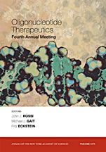 Oligonucleotide Therapeutics: 4th Annual Meeting, Volume 1175 - ISBN 9781573317580