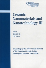 Ceramic Nanomaterials and Nanotechnology III: Proceedings of the 106th Annual Meeting of The American Ceramic Society, Indianapolis, Indiana, USA 2004 - ISBN 9781574981803