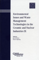 Environmental Issues and Waste Management Technologies in the Ceramic and Nuclear Industries IX - ISBN 9781574982091