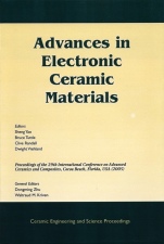 Advances in Electronic Ceramic Materials: A Collection of Papers Presented at the 29th International Conference on Advanced Ceramics and Composites, Jan 23–28, 2005, Cocoa Beach, FL - ISBN 97815749823