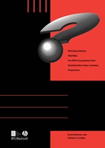 Psychological Testing: BPS Level A Open Learning Programme - ISBN 9781854332912
