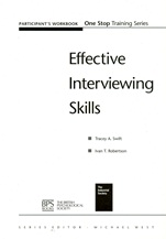 Effective Interviewing Skills Participant Workbook - ISBN 9781854333049