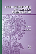 Design and Manufacture for Sustainable Development (2003) - ISBN 9781860584275