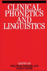 Clinical Phonetics and Linguistics - ISBN 9781861560544