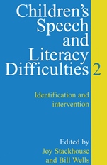 Childrens Speech and Literacy Difficulties: Identification and Intervention - ISBN 9781861561312