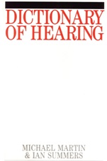 Dictionary of Hearing - ISBN 9781861561329