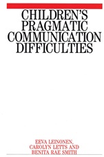 Childrens Pragmatic Communication Difficulties - ISBN 9781861561572