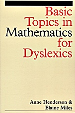 Basic Topics in Mathematics for Dyslexia - ISBN 9781861562111