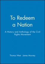 To Redeem a Nation: A History and Anthology of the Civil Rights Movement - ISBN 9781881089209