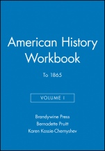American History Workbook, Volume I: To 1865 - ISBN 9781881089728