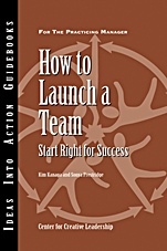 How to Launch a Team: Start Right for Success - ISBN 9781882197712