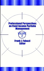 Professional Perspectives on Fixed Income Portfolio Management, Volume 2 - ISBN 9781883249854