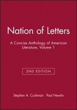 Nation of Letters: A Concise Anthology of American Literature, Volume 1 - ISBN 9781933385099