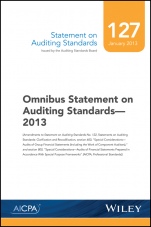 Statement on Auditing Standards, Number 127: Omnibus Statement on Auditing Standards - ISBN 9781937351892