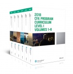 CFA Program Curriculum 2018 Level I: Volumes 1 – 6 Box Set - ISBN 9781944250560