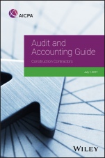 Audit and Accounting Guide: Construction Contractors, 2017 - ISBN 9781945498367