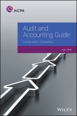 Audit and Accounting Guide: Construction Contractors, 2018 - ISBN 9781948306010