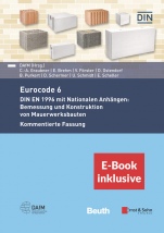 Der Eurocode 6 für Deutschland 2e – DIN EN 1996 – Kommentierte Fassung (inkl. E–Book als PDF) - ISBN 9783433032282
