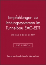 Empfehlungen zu Dichtungssystemen im Tunnelbau EAG–EDT (inklusive e–Book als PDF) - ISBN 9783433032459