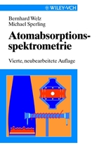 Atomabsorptionsspektrometrie - ISBN 9783527283057