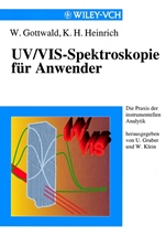 UV/VIS–Spektroskopie für Anwender - ISBN 9783527287604