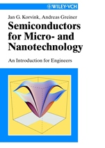Semiconductors for Micro– and Nanotechnology: An Introduction for Engineers - ISBN 9783527302574
